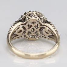 Load image into Gallery viewer, RETIREMENT SALE! Estate 2.98ctw Natural yellow and white diamond ring in 18k white gold