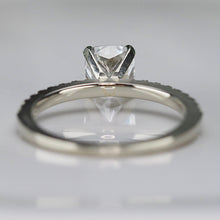 Load image into Gallery viewer, Estate Earth minded GIA 1.02ct cushion cut diamond E/VVS1 in 18k white gold