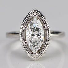 Load image into Gallery viewer, RETIREMENT SALE! The Zara - 1.59ct Marquise lab grown diamond ring D/VS1 with IGI report