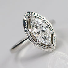 Load image into Gallery viewer, RETIREMENT SALE! The Zara - 1.59ct Marquise lab grown diamond ring D/VS1 with IGI report