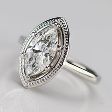 Load image into Gallery viewer, RETIREMENT SALE! The Zara - 1.59ct Marquise lab grown diamond ring D/VS1 with IGI report