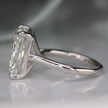Load image into Gallery viewer, 10.04ct radiant cut lab grown H/VS1 diamond ring in 14k white gold