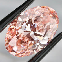 Load image into Gallery viewer, The Elena - 4.70ct oval cut lab grown diamond ring FVP/VS1 in 14k white gold