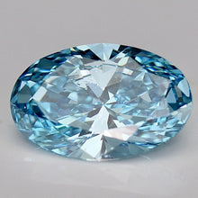 Load image into Gallery viewer, The Elena - 4.05ct oval shape lab grown diamond ring FVB/VVS2 in 14k white gold