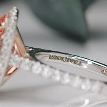 Load image into Gallery viewer, The Elena - 4.70ct oval cut lab grown diamond ring FVP/VS1 in 14k white gold