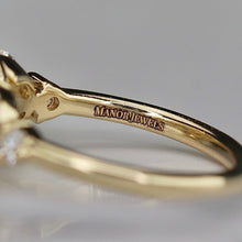 Load image into Gallery viewer, The Soleil: Fully custom lab grown yellow radiant 3.05ct diamond ring in 14k yellow gold