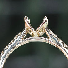 Load image into Gallery viewer, RETIREMENT SALE: Lab Grown diamond semi mount in 18k white gold