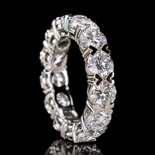 Load image into Gallery viewer, Lab grown diamond 7.15ctw eternity band ring in platinum