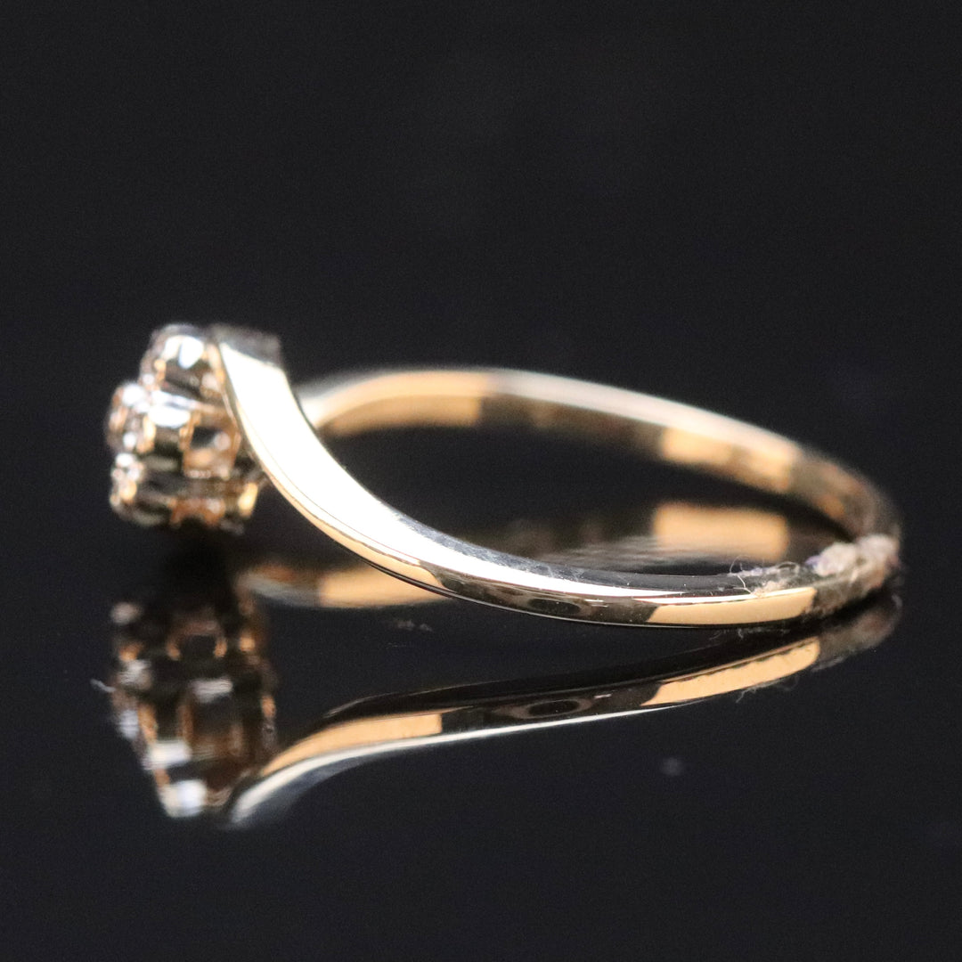 Vintage diamond ring in yellow gold from Manor Jewels