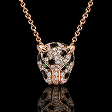 Load image into Gallery viewer, SPECIAL!  EFFY mini panther necklace with diamonds in 14k rose gold