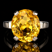 Load image into Gallery viewer, SPECIAL!  Estate vintage estate citrine ring in 14k yellow gold