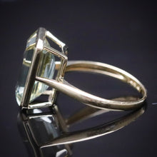 Load image into Gallery viewer, Prasiolite ring in 14k yellow gold from Manor Jewels