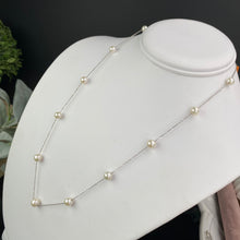 Load image into Gallery viewer, Sterling silver pearl necklace from EFFY
