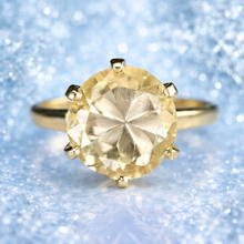 Load image into Gallery viewer, Estate vintage estate citrine ring in 14k yellow gold