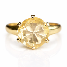 Load image into Gallery viewer, 40% OFF! Estate vintage estate citrine ring in 14k yellow gold
