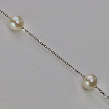Load image into Gallery viewer, Sterling silver pearl necklace from EFFY