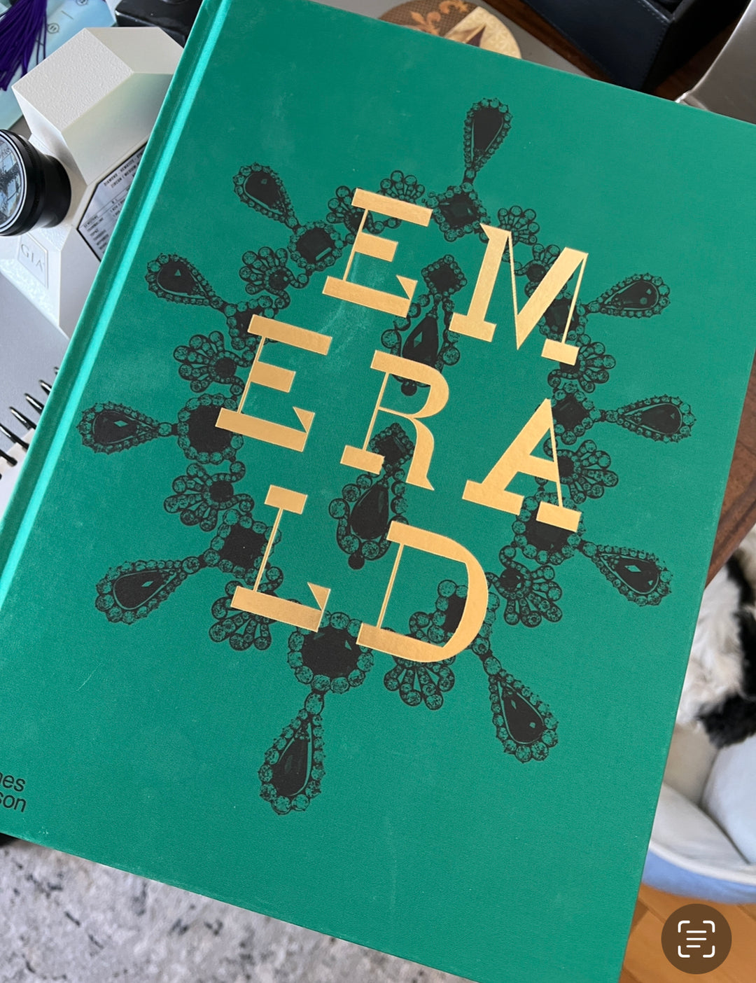 Ruby, emerald, and sapphire set of hardback books by Joanna Hardy