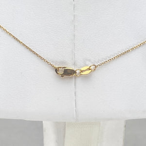 SPECIAL!!  Diamond dolphin necklace in 14k yellow gold