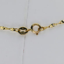 Load image into Gallery viewer, 18” 14k yellow gold twisted chain