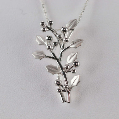 SPECIAL! Holly necklace (December) in white gold
