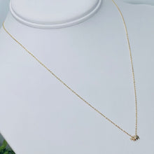 Load image into Gallery viewer, RESERVED: Dainty diamond Elephant necklace in yellow gold