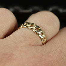 Load image into Gallery viewer, Cuban link band in yellow gold