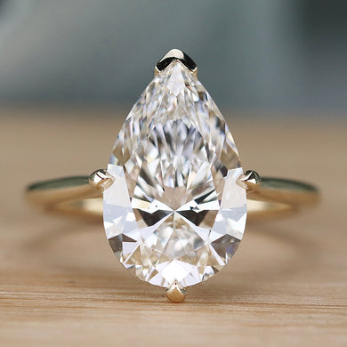 CUSTOM ORDER: 5.41ct pear cut loose lab grown diamond F VS1 with IGI report