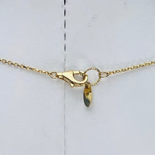 Load image into Gallery viewer, Paper clip station chain in 14k yellow gold