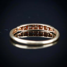Load image into Gallery viewer, Vintage diamond 14k yellow gold band
