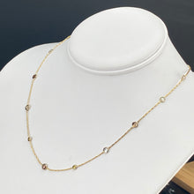 Load image into Gallery viewer, LAYAWAY: PAYMENT 6 OF 6: 2.50ctw Rose cut diamonds by the yard necklace in 18k yellow gold