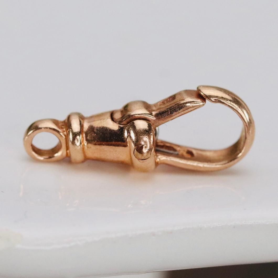 Vintage rose gold dog clip