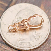 Load image into Gallery viewer, Vintage rose gold dog clip