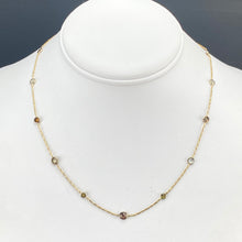 Load image into Gallery viewer, LAYAWAY: PAYMENT 6 OF 6: 2.50ctw Rose cut diamonds by the yard necklace in 18k yellow gold
