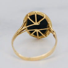 Load image into Gallery viewer, Classic onyx ring in 14k yellow gold