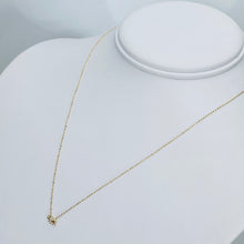 Load image into Gallery viewer, RESERVED: Dainty diamond Elephant necklace in yellow gold