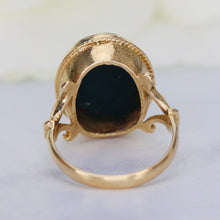 Load image into Gallery viewer, Bloodstone ring in yellow gold