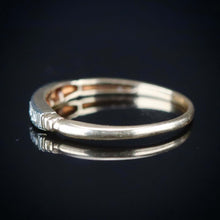 Load image into Gallery viewer, Vintage diamond 14k yellow gold band