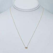 Load image into Gallery viewer, RESERVED: Dainty diamond Elephant necklace in yellow gold