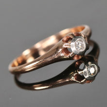 Load image into Gallery viewer, Victorian antique diamond ring in rose gold from Manor Jewels