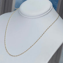 Load image into Gallery viewer, 18” 14k yellow gold twisted chain