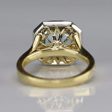 Load image into Gallery viewer, RESERVED: LAYAWAY PAYMENT 3 OF 20: 18k/platinum Aquamarine and diamond ring by David Klass