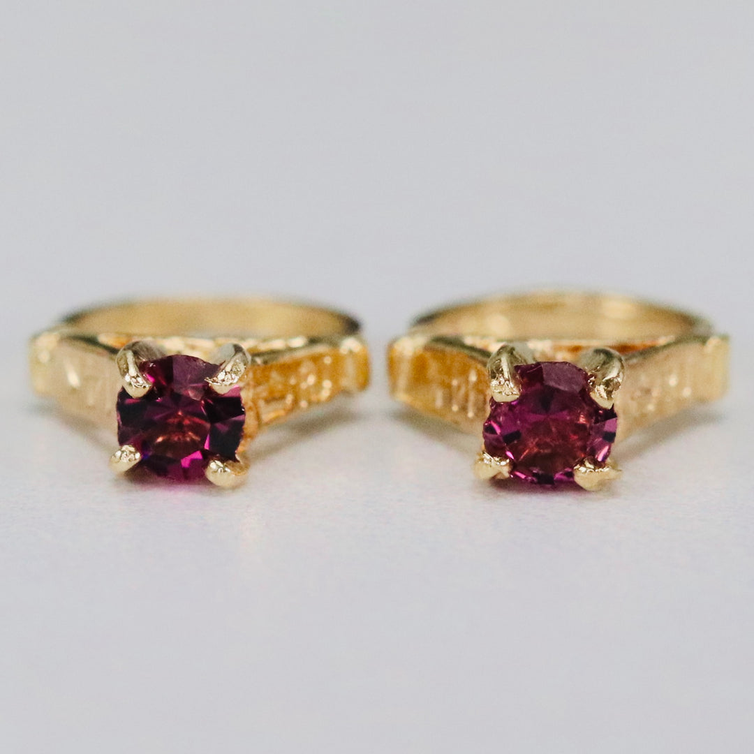 SPECIAL!!  Mini birthstone rings in 14k yellow gold