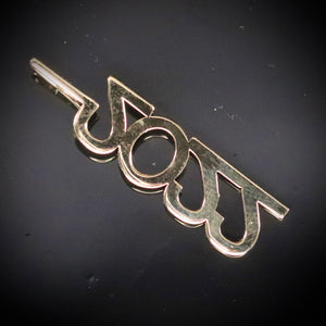 SPECIAL: Large 2022 pendant charm in 14k yellow gold