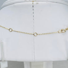 Load image into Gallery viewer, RESERVED: Dainty diamond Elephant necklace in yellow gold