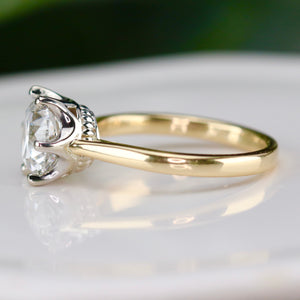 The Beatrice - 2.51ct lab grown OEC diamond ring in 18k yellow & white gold