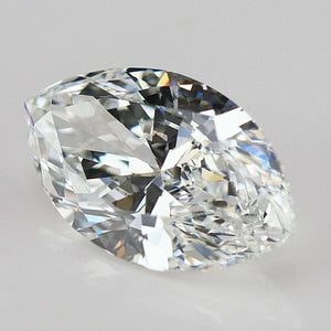 MANOR ROYAL: The Isla - 18k/Platinum 6.04ct Marquise lab grown diamond ring F VS1 with IGI report
