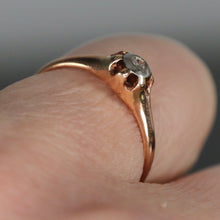 Load image into Gallery viewer, Victorian antique diamond ring in rose gold from Manor Jewels