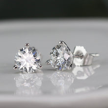 Load image into Gallery viewer, Lab grown 1.45ctw F-G/SI Diamond studs in 14k white gold