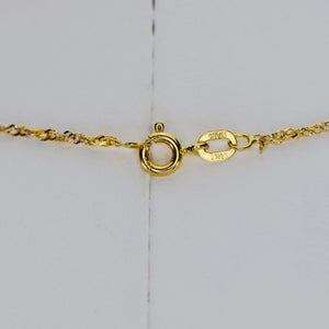 14k two tone gold Italian chain