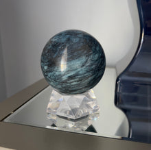 Load image into Gallery viewer, 73mm sodalite ball and stand